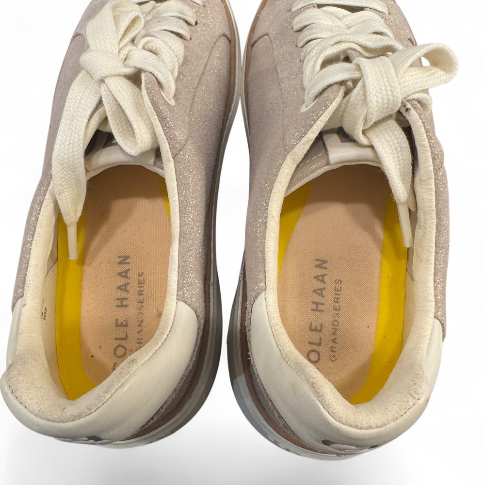 Cole‎ Haan Grand Crosscourt Traveler Sneaker Rose Gold Suede W27401 Womens 6B - Picture 6 of 8